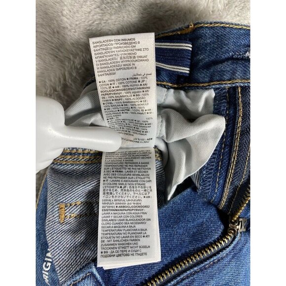 GAP Kids ‘90s Original Straight Carpenter Jeans - Size 12 Slim - Blue Denim EUC - Picture 8 of 13